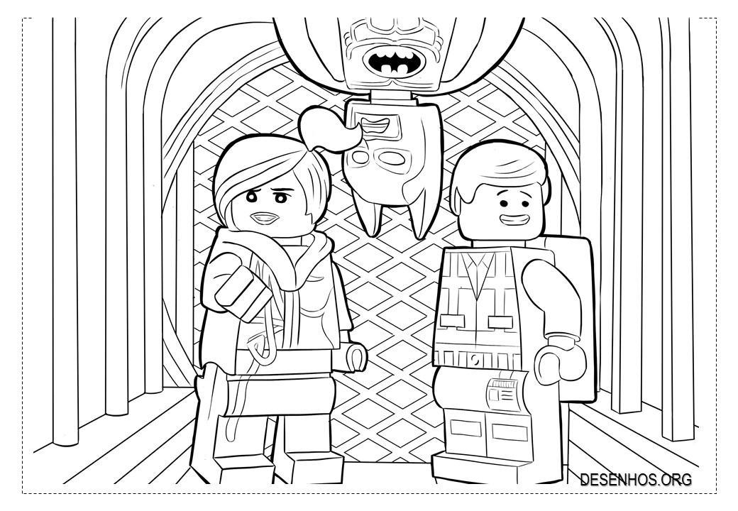 Lego Batman Para Colorir E Imprimir