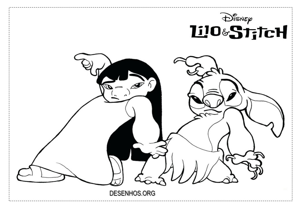107 Desenhos Lilo e Stitch para imprimir e colorir 107 Desenhos Lilo e Stitch para imprimir e colorir
