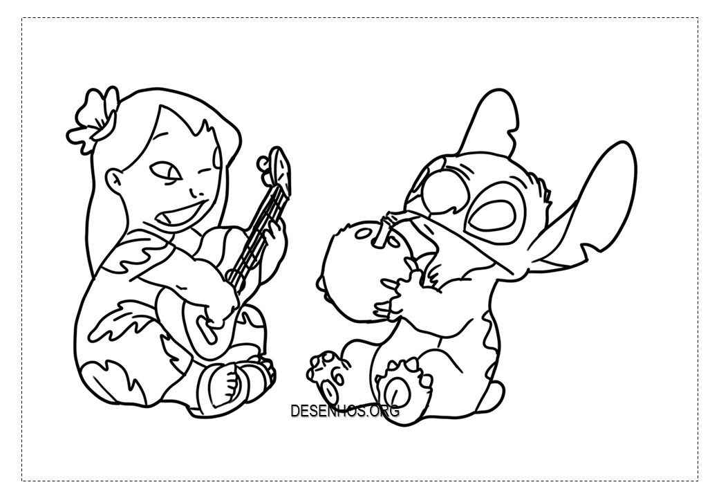 107 Desenhos Lilo e Stitch para imprimir e colorir 107 Desenhos Lilo e Stitch para imprimir e colorir