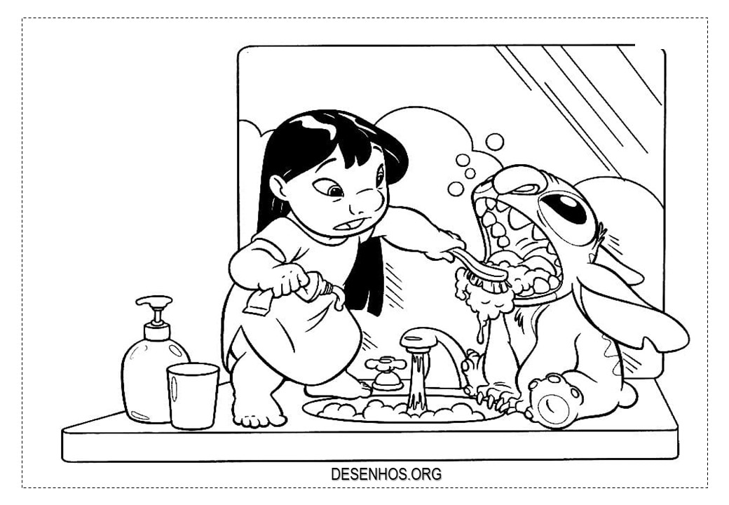 107 Desenhos Lilo e Stitch para imprimir e colorir 107 Desenhos Lilo e Stitch para imprimir e colorir