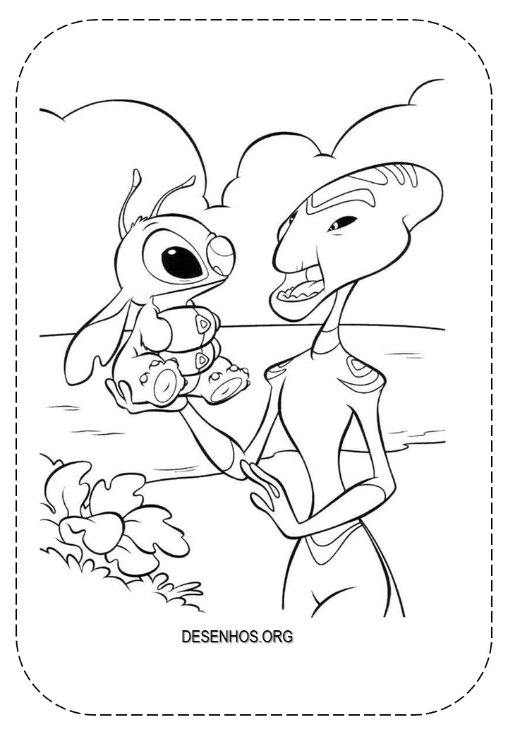 107 Desenhos Lilo e Stitch para imprimir e colorir 107 Desenhos Lilo e Stitch para imprimir e colorir