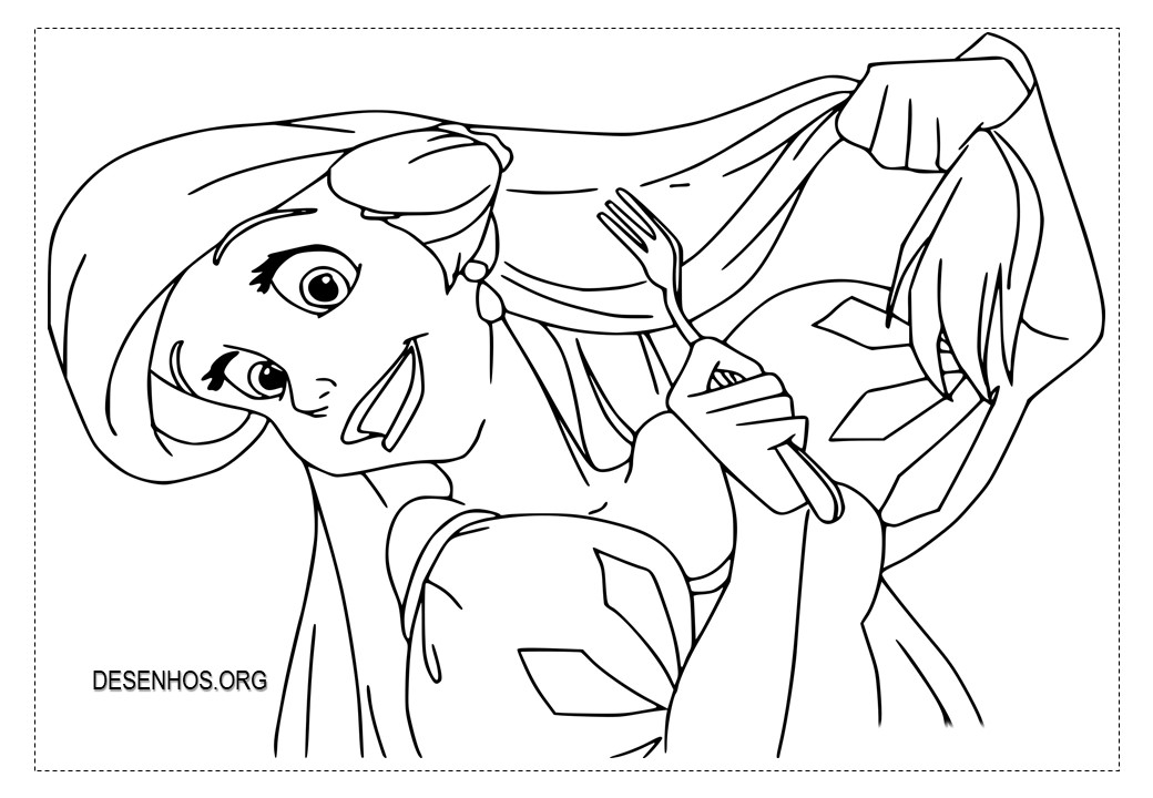 109 Desenhos da Ariel para colorir e imprimir
