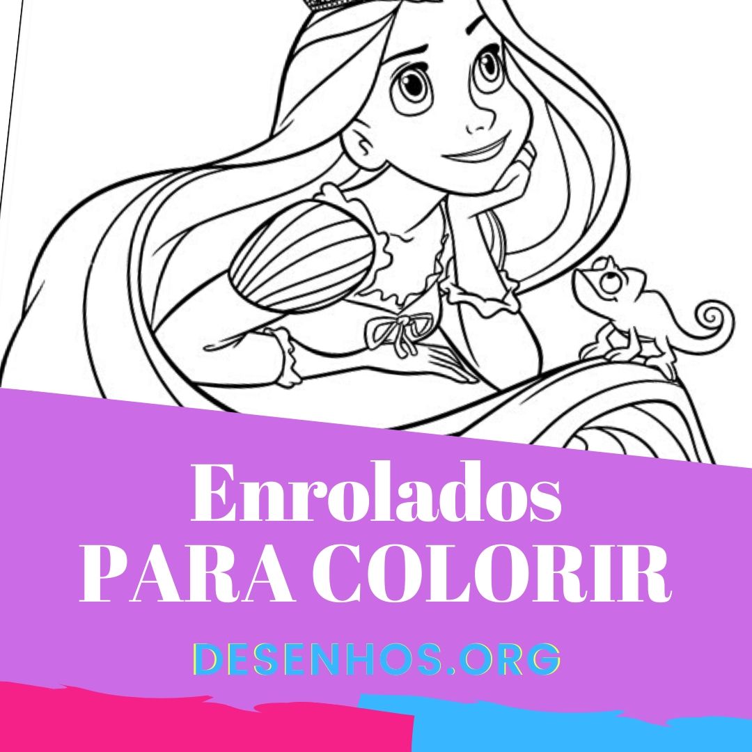 132 Desenhos Enrolados para colorir e imprimir!