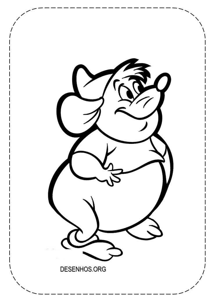 154 desenhos da Cinderela para colorir!