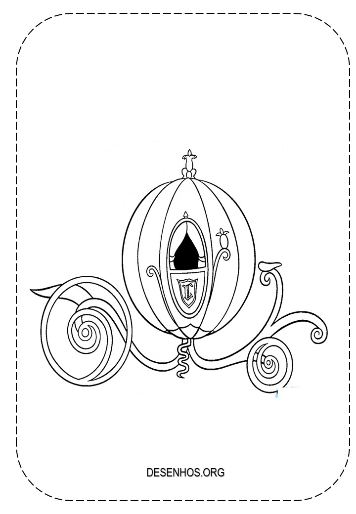 154 desenhos da Cinderela para colorir!