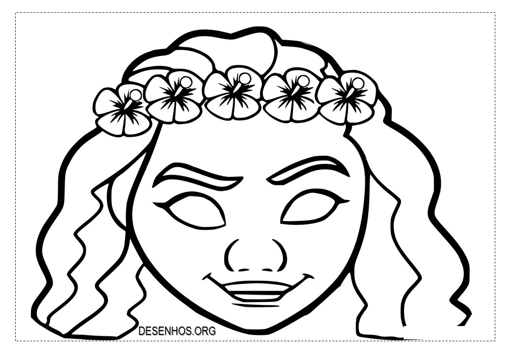 Desenhos da Moana para colorir!