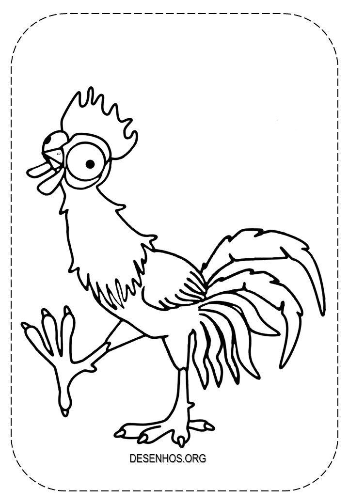 Desenhos da Moana para colorir!