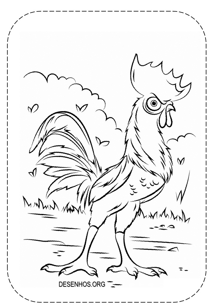 Desenhos da Moana para colorir!