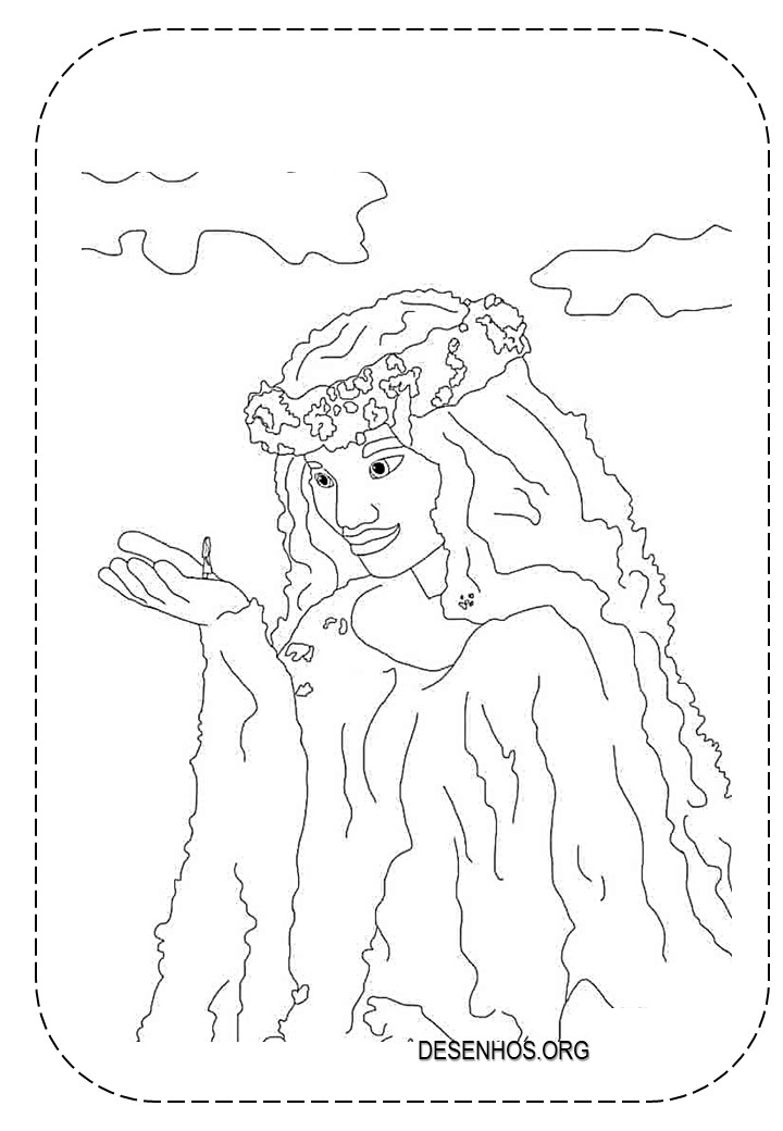 Desenhos da Moana para colorir!