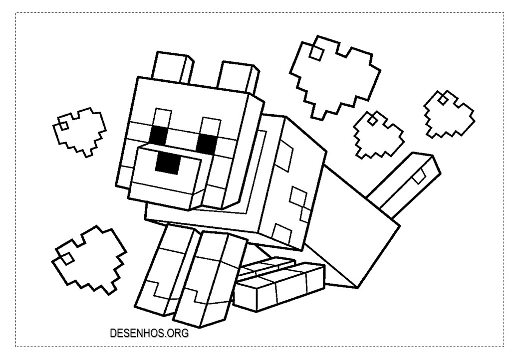 19 ideias de Minecraft para colorir