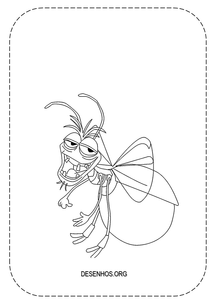 A Princesa e o Sapo para colorir e imprimir! A Princesa e o Sapo para colorir e imprimir!