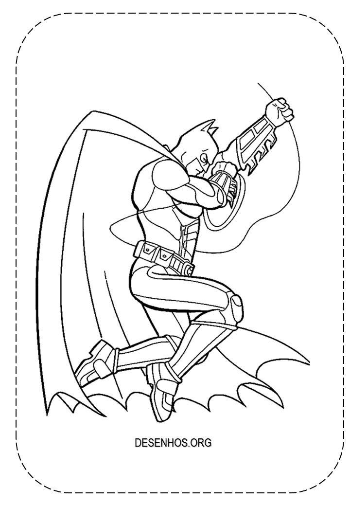 Batman para colorir e imprimir! Batman para colorir e imprimir!