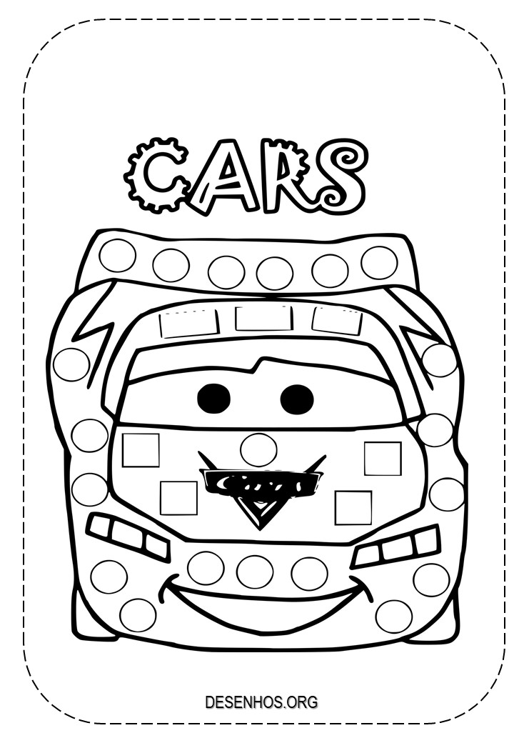Carros da Disney para colorir e imprimir!