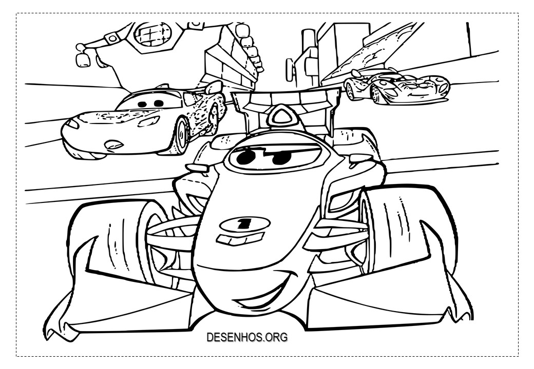 Carros da Disney para colorir e imprimir!
