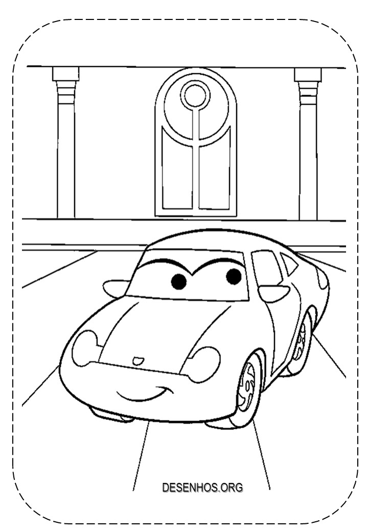 Carros da Disney para colorir e imprimir!