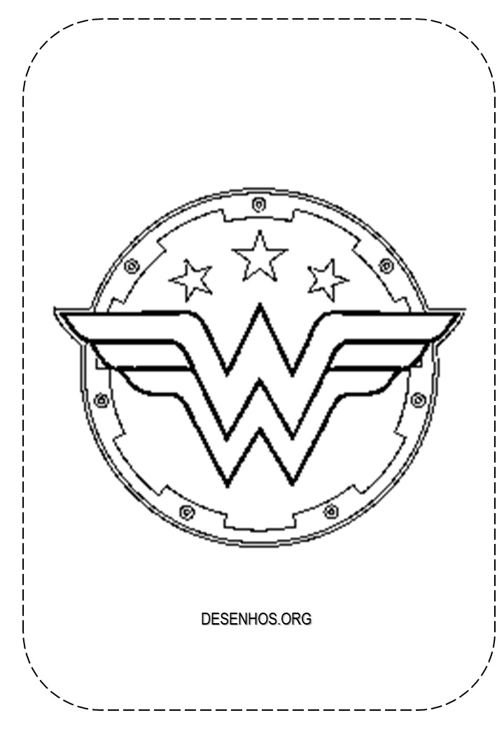Mulher-Maravilha para colorir e imprimir! Mulher-Maravilha para colorir e imprimir!