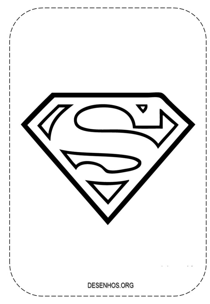 Super-Homem para colorir e imprimir! Super-Homem para colorir e imprimir!