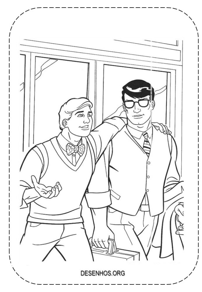 Super-Homem para colorir e imprimir! Super-Homem para colorir e imprimir!