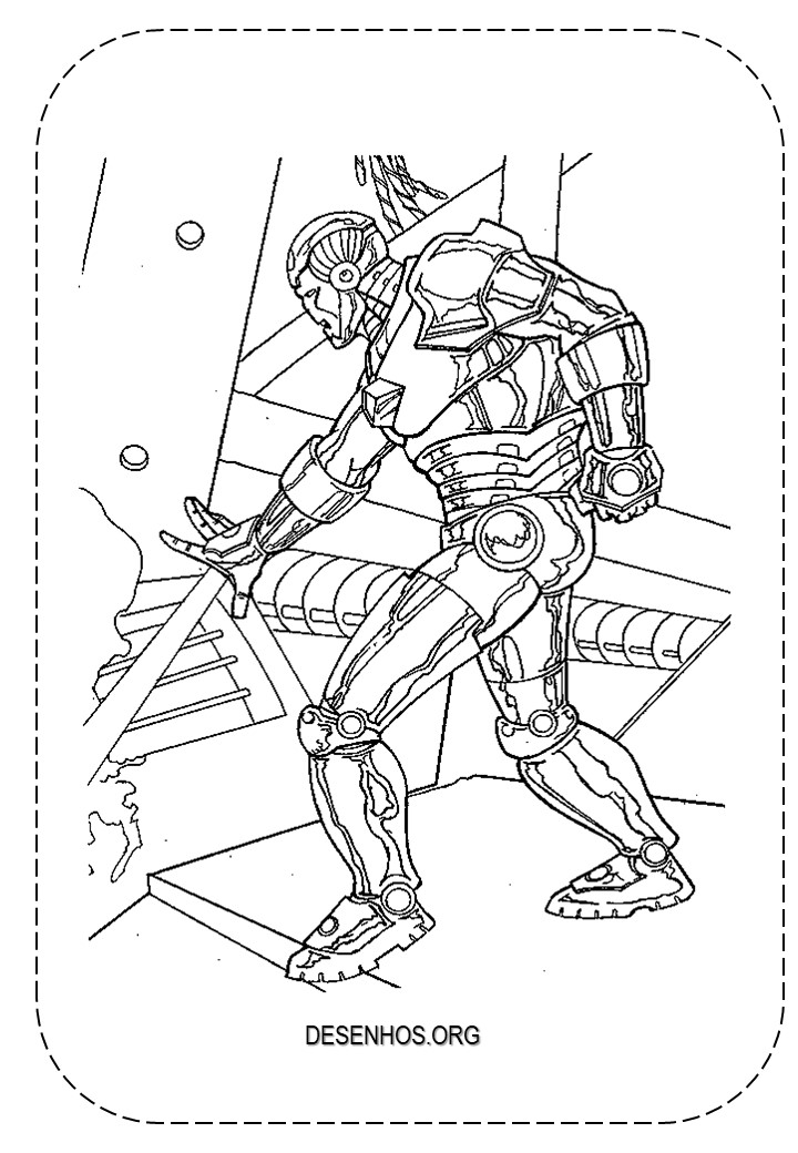 Homem de Ferro para colorir e imprimir! Homem de Ferro para colorir e imprimir!