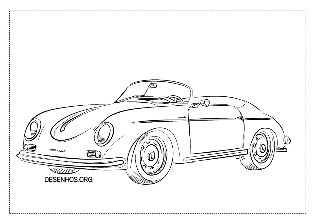 Carros clássicos para colorir! Carros clássicos para colorir!