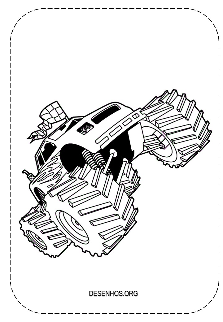Carros monstros para colorir! Carros monstros para colorir!