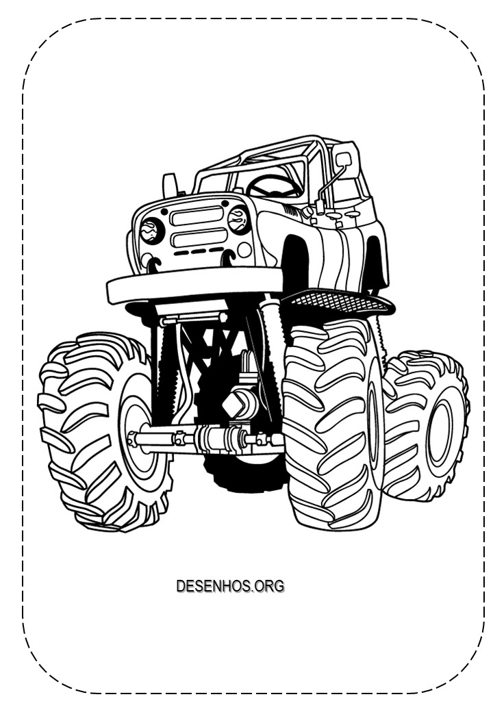 Carros monstros para colorir! Carros monstros para colorir!