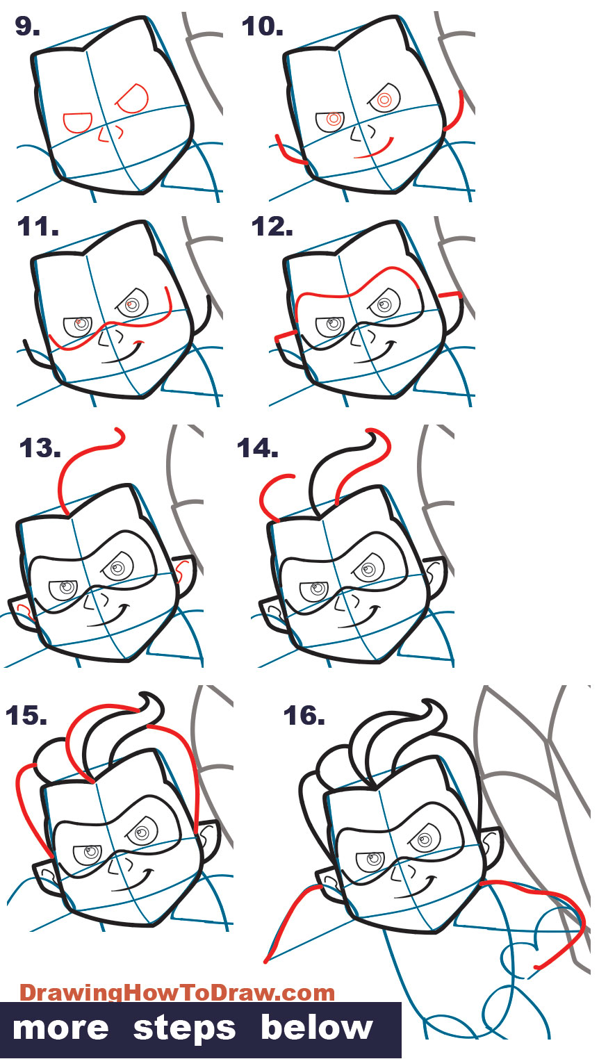 Como desenhar o Flecha dos incríveis Como desenhar o Flecha dos incríveis
