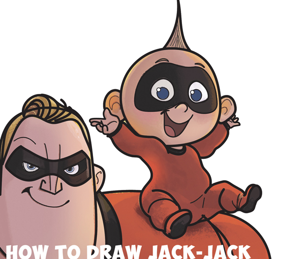 Como desenhar a Família Incrivel