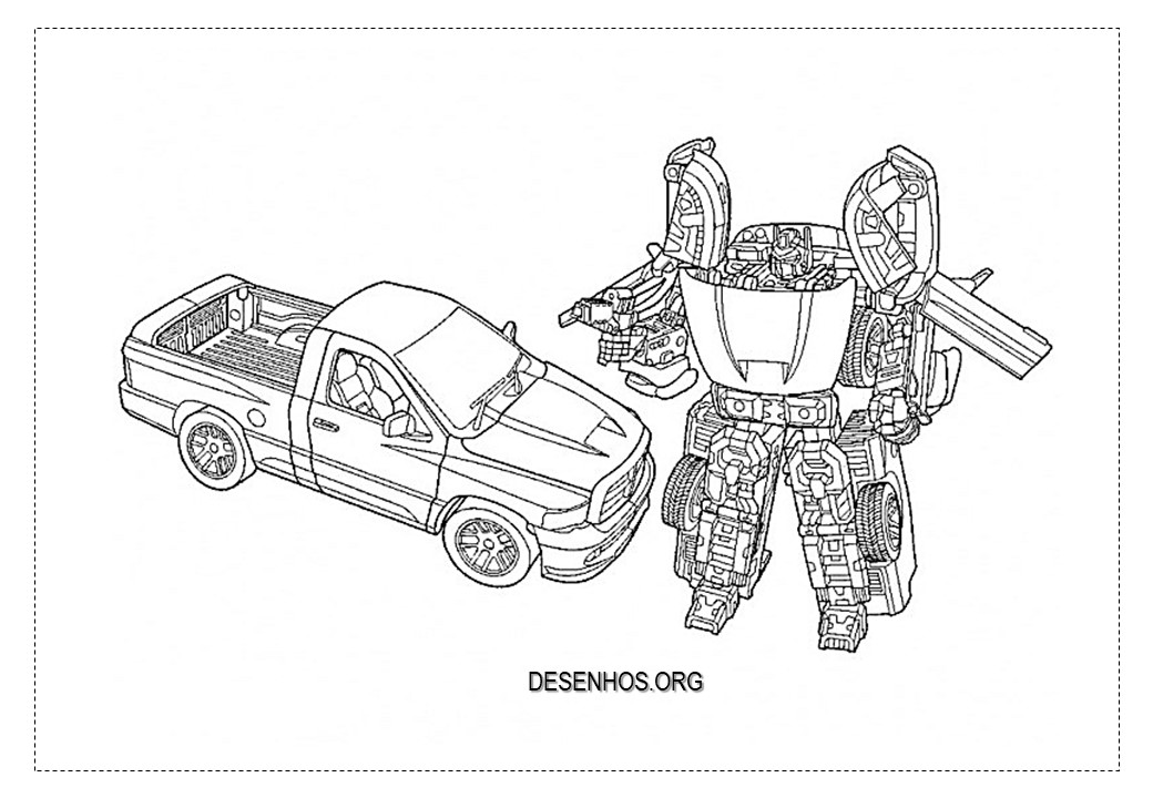 Transformers para colorir! Transformers para colorir!