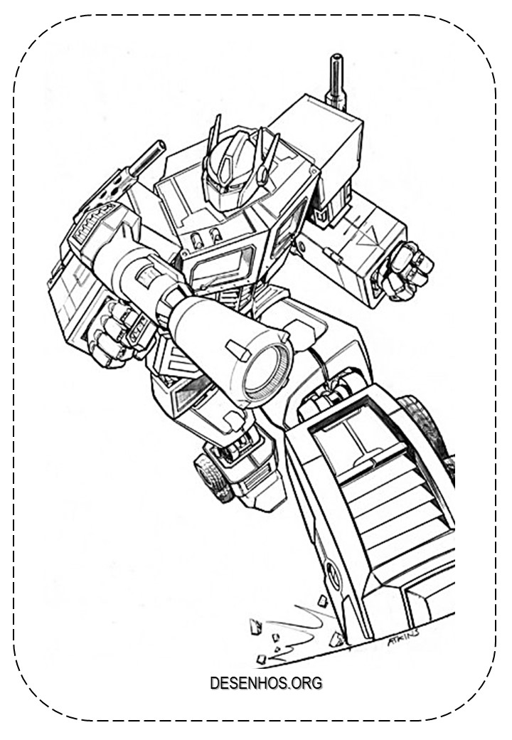 Transformers para colorir! Transformers para colorir!