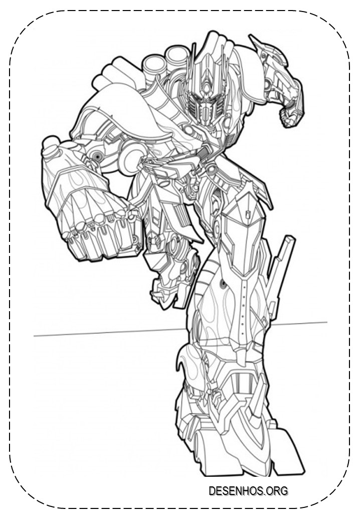 Transformers para colorir! Transformers para colorir!