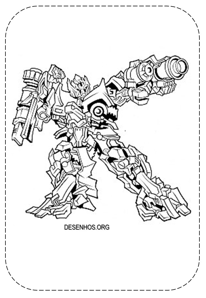 Transformers para colorir! Transformers para colorir!