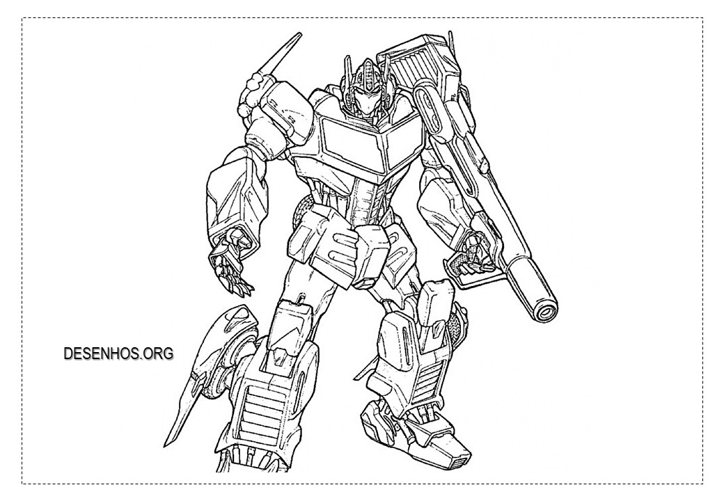 Transformers para colorir! Transformers para colorir!