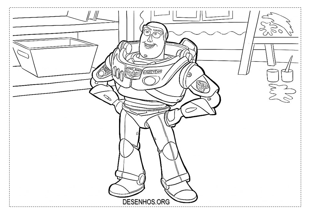 30 desenhos do Buzz Lightyear para colorir e imprimir!