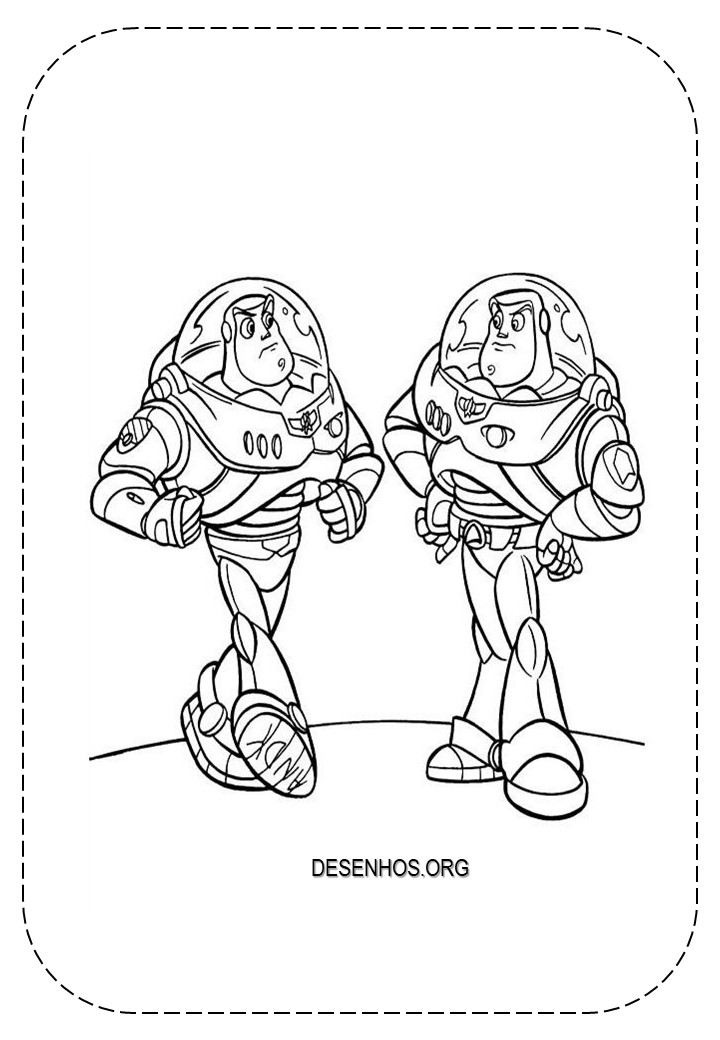 30 desenhos do Buzz Lightyear para colorir e imprimir!