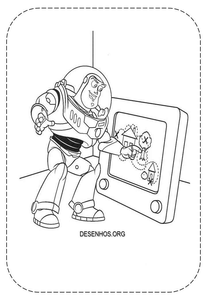 30 desenhos do Buzz Lightyear para colorir e imprimir!
