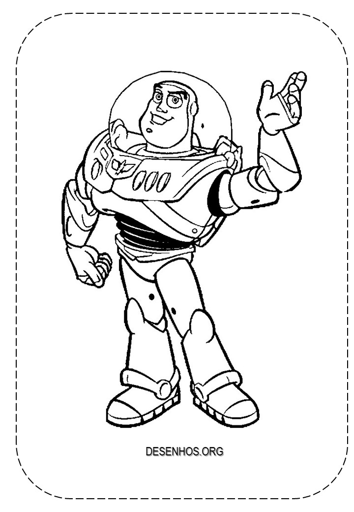 30 desenhos do Buzz Lightyear para colorir e imprimir!