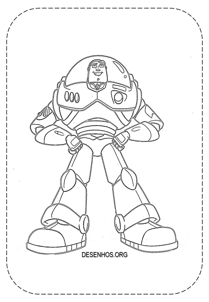 30 desenhos do Buzz Lightyear para colorir e imprimir!