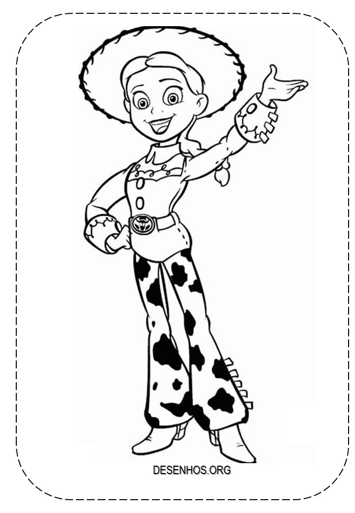 Mais de 20 Desenhos da Jessie para colorir e imprimir!
