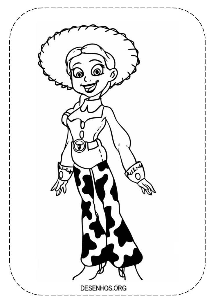 Mais de 20 Desenhos da Jessie para colorir e imprimir!
