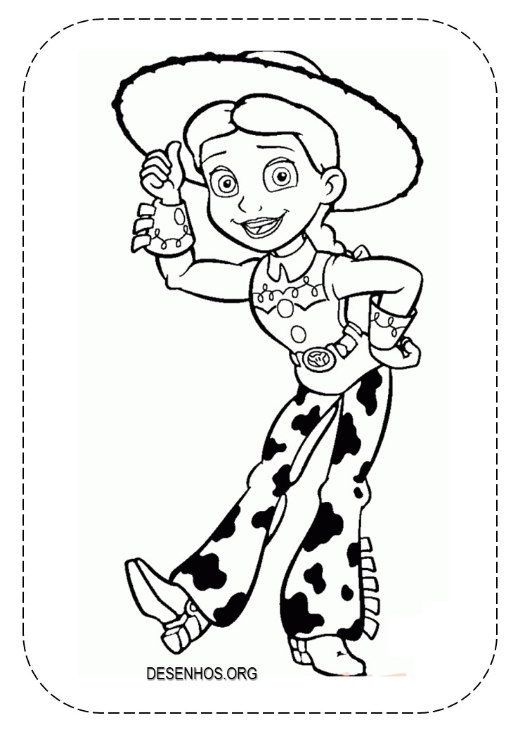 Mais de 20 Desenhos da Jessie para colorir e imprimir!