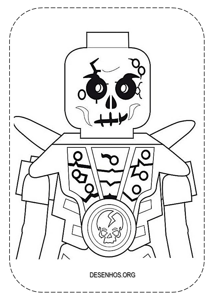125 Desenhos do Lego Ninjago para colorir!