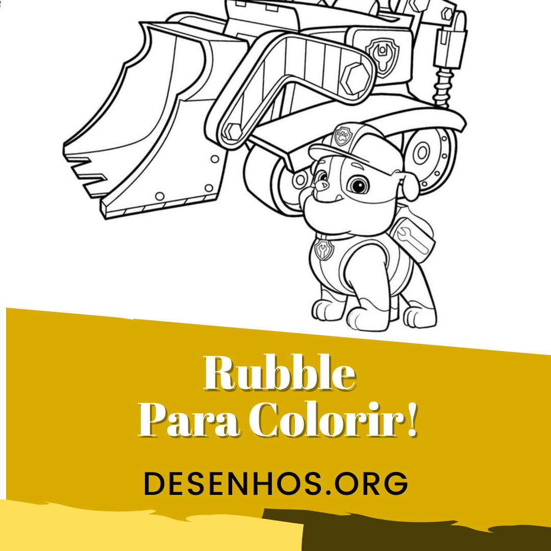 22 Desenhos do Rubble para colorir e imprimir!