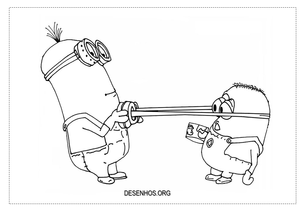 Mais de 100 Desenhos dos Minions para colorir!