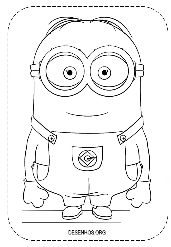 Mais de 100 Desenhos dos Minions para colorir!