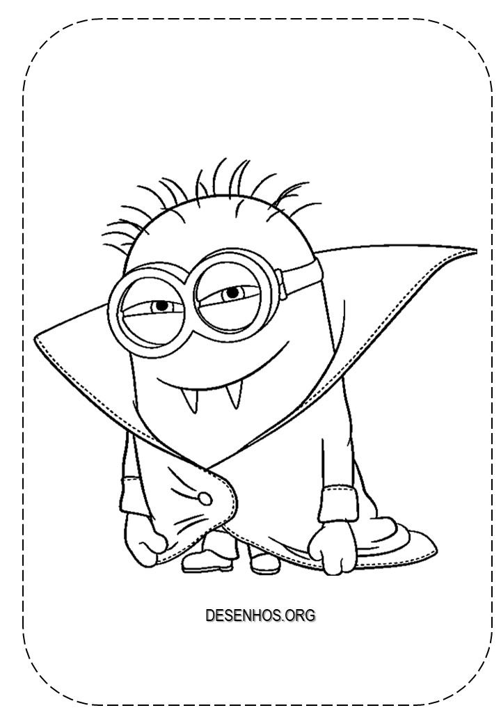 Mais de 100 Desenhos dos Minions para colorir!