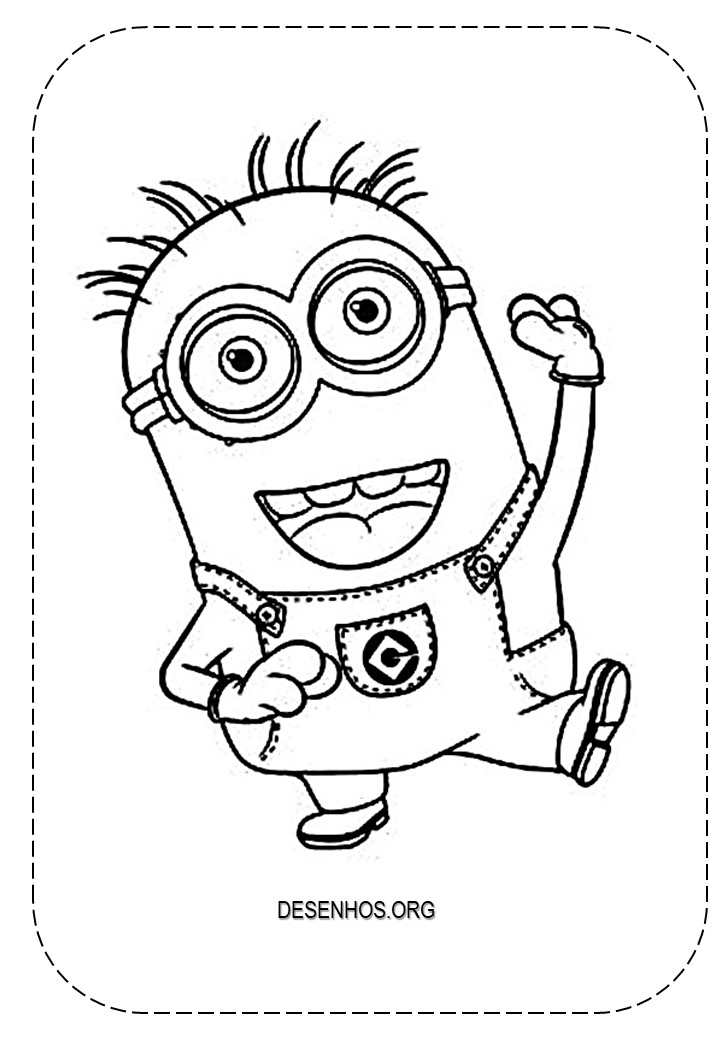 Mais de 100 Desenhos dos Minions para colorir!