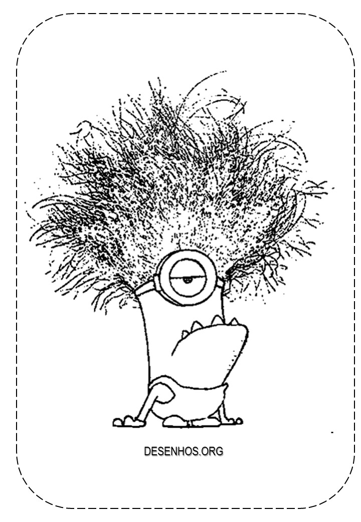 Mais de 100 Desenhos dos Minions para colorir!