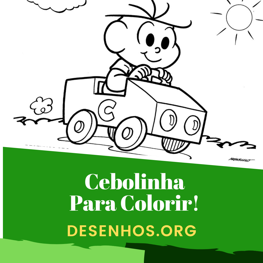 30 Desenhos do Cebolinha para Colorir e imprimir!