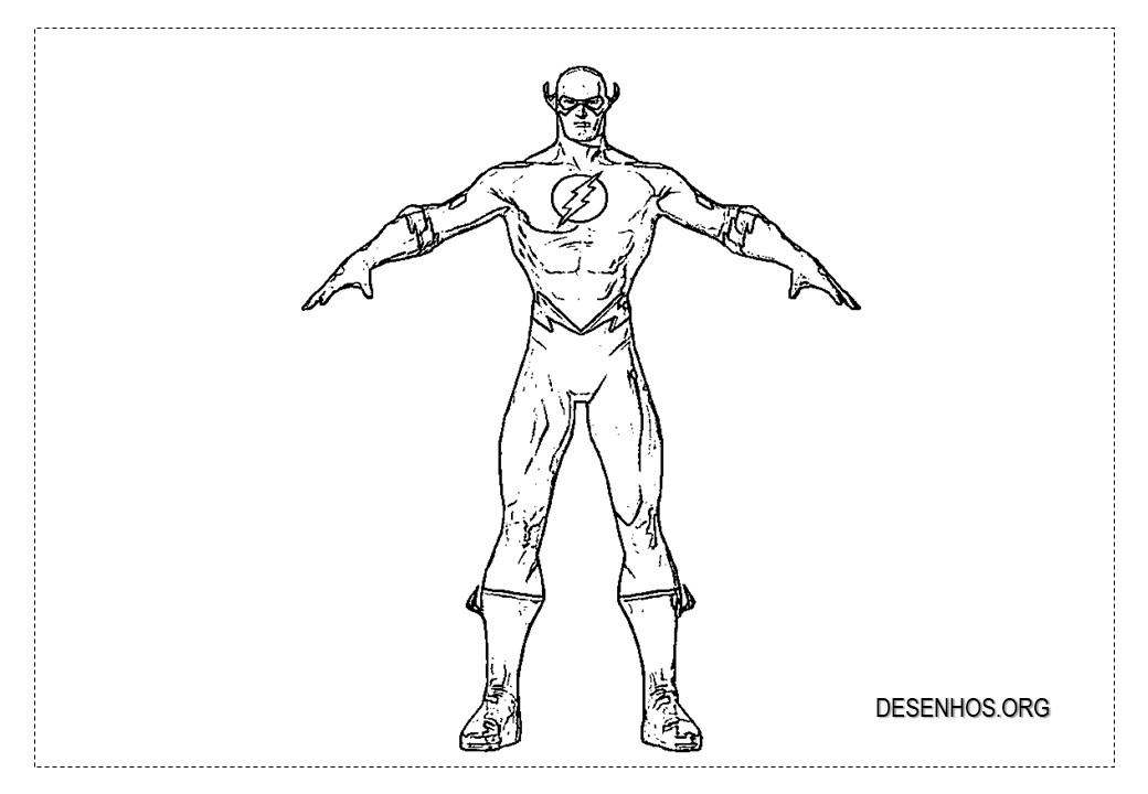 Flash para colorir e imprimir! (30 desenhos) Flash para colorir e imprimir! (30 desenhos)
